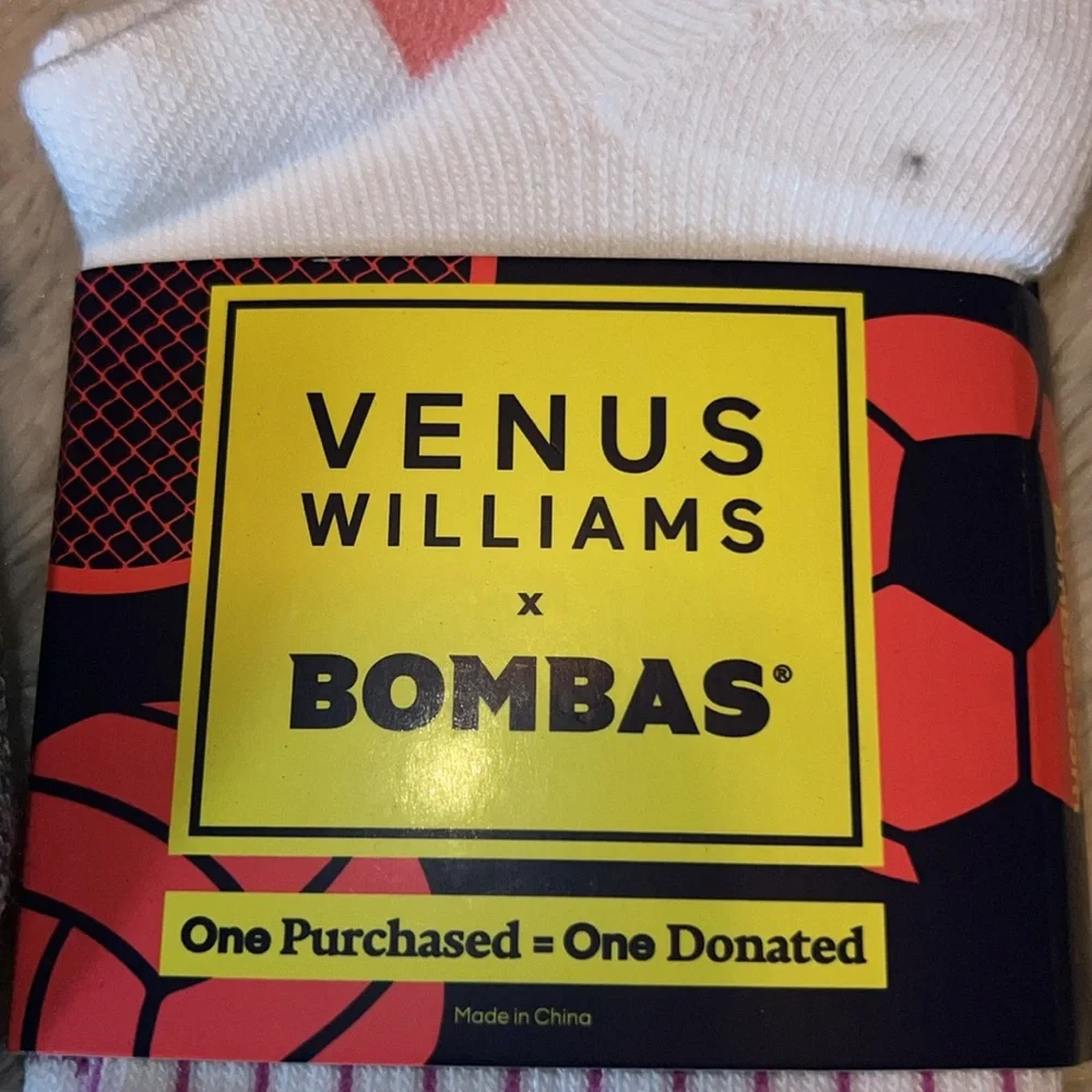 BOMBAS VENUS WILLIAMS TENNIS SOCKS - Picture 3 of 3